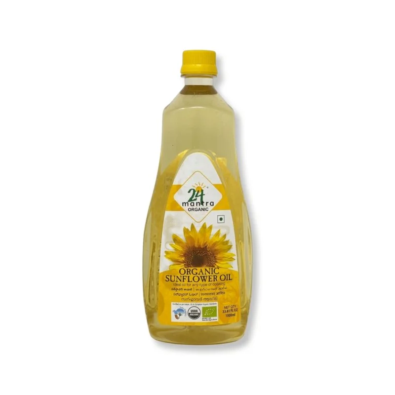 24 24 Mantra Organic Sunflower Oil 1l 1l